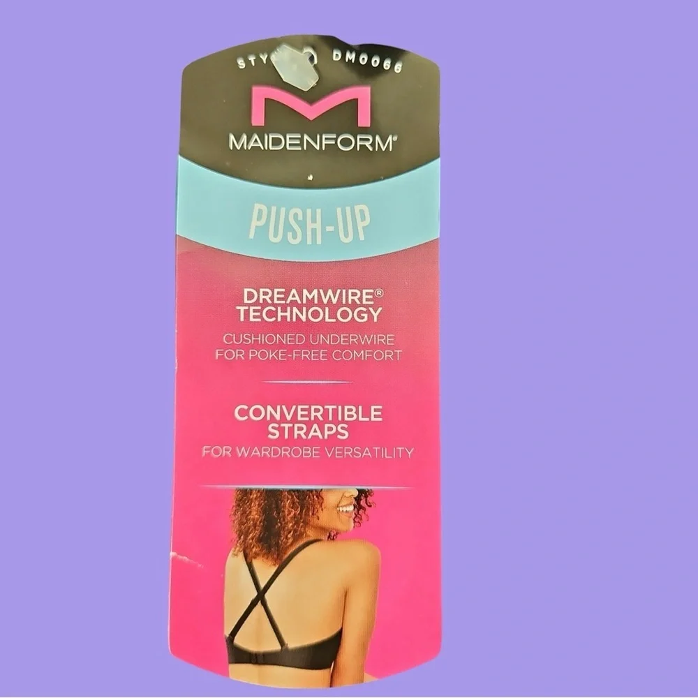 Maidenform Elegant Black Push-Up Bra
